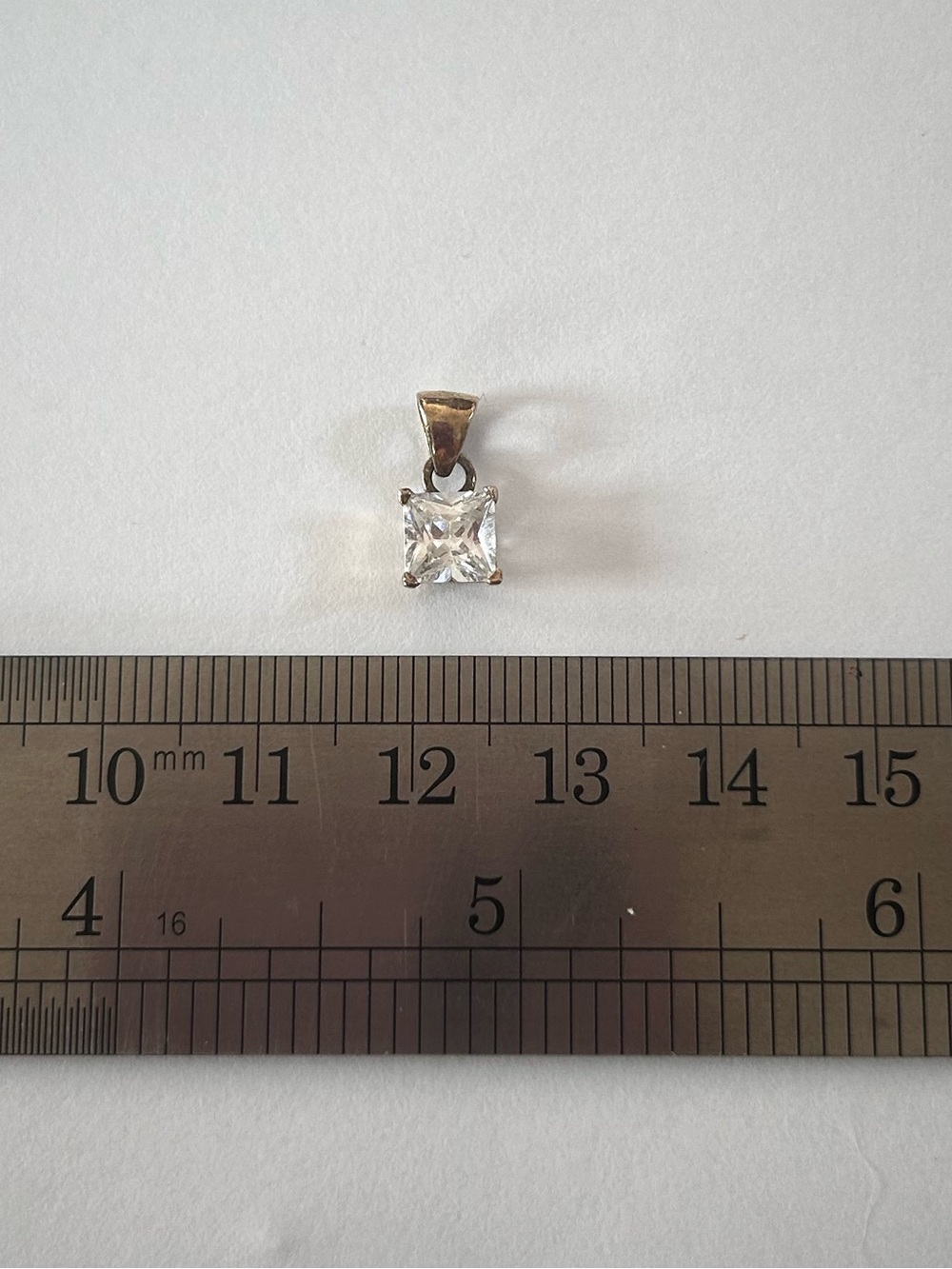 Sterling Silver Diamondelle Solitaire Pendant 1 CTW 925 Necklace Elegant Gold